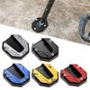 Aluminum Alloy Motorcycle Bike Kickstand Extender Anti-skid Foot Side Stand Extension Foot Pad Support for Motorcycle Dirt Bike