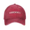 Bridges Death Stranding Logo Cappellino da Baseball Unisex per Uomo e Donna Videogioco Usurato Lavato Casual da Esterno per Corsa Golf Regalo Cappellino Snapback