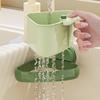 Suction Cup Sink Strainer Basket Removable Filter Design Kitchen Drains Space-Saving Drain Catcher Organizer for Kitchen Waste