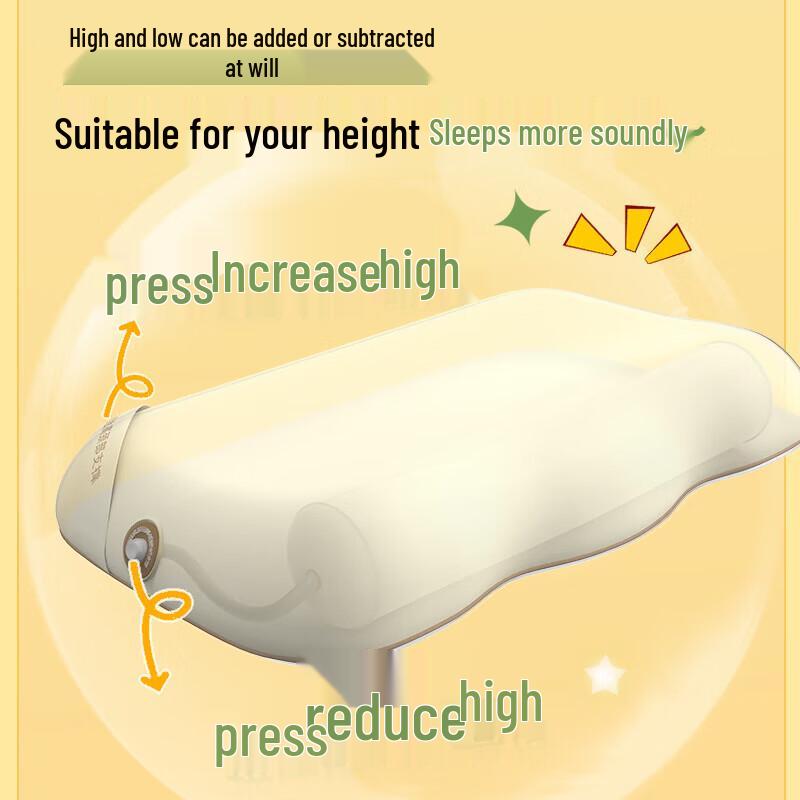HEZHENG Airbag Lift Cervical Massager Neck Pillow CN Plug (adapter Included)