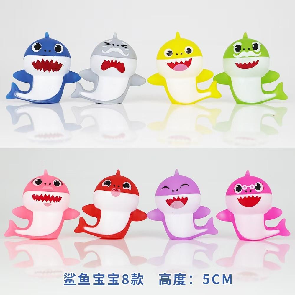 Fun Baby Shark Figures In Blind Box Pvc Toys Perfect For Kids Gifts Baking