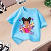 Children T-shirt Kids 100% Cotton Clothes Tops 2-13Y Loose-fit Casual Crew Neck Short-sleeve T-shirt