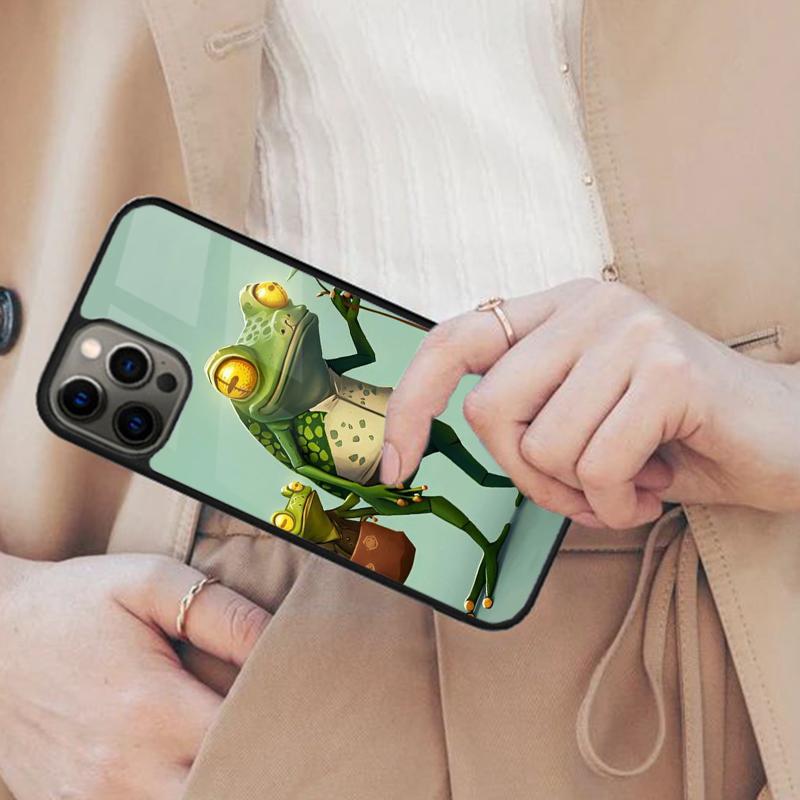 

Frog father and son Magnetic Phone Case For APPLE iPhone 17 Air 16 14 13 12 Pro Max 15 Plus Wireless Charge With MagSafe Cover iPhone 13mini