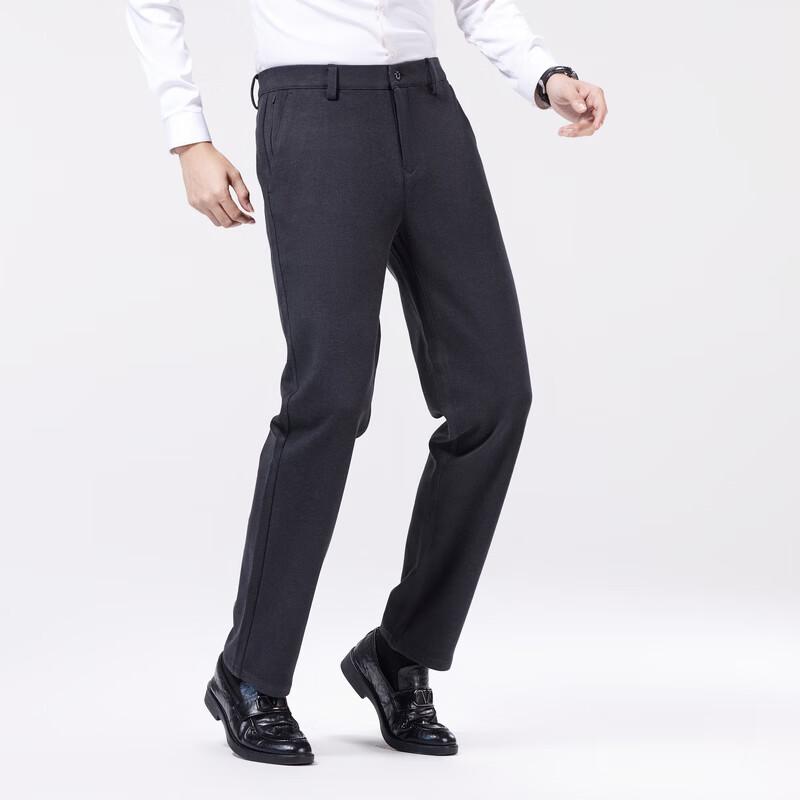 Men's Tencel Wool Blend Straight-Leg Daily Wear Pants