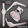 Swatch x OMEGA Exclusive Rubber Strap with Clicker Feature (Pink & White/Venus)