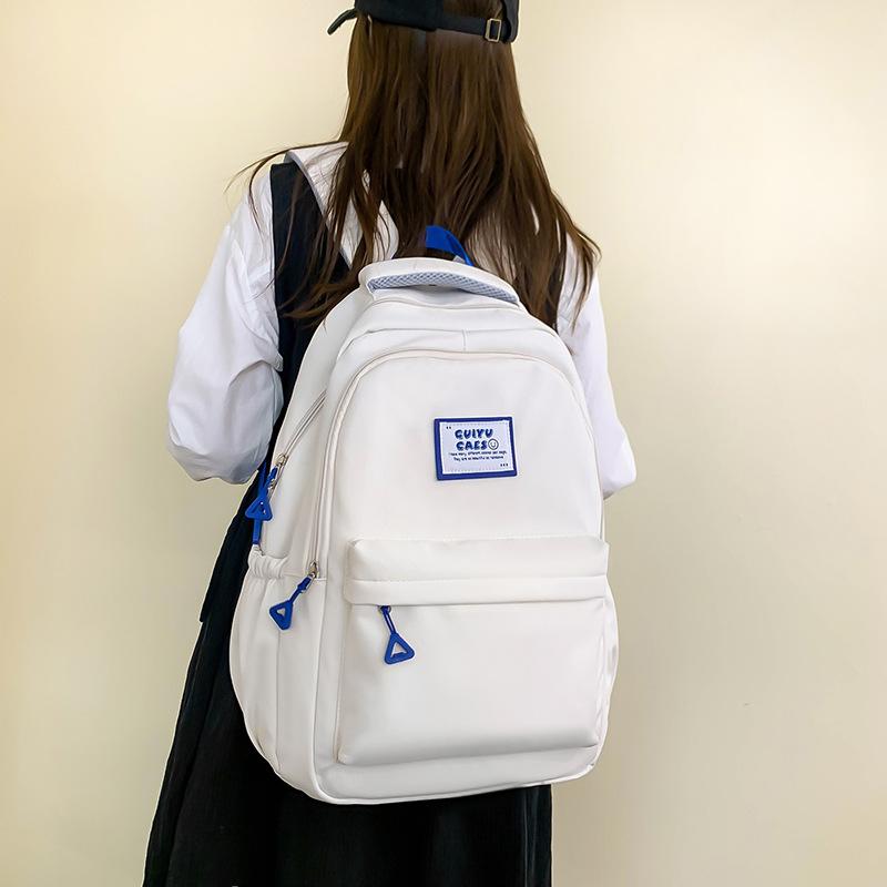 New Backpack Women's Casual Versatile Junior High School Student High School Student Schoolbag Computer Backpack