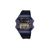Casio Customized Watch Modified Series Blue Mirror Black Resin Case Waterproof 100 Meters AE-1300WH-2A AE-1300WH-2A(Watch5-GaiZhuang-HuanLanJinYing)
