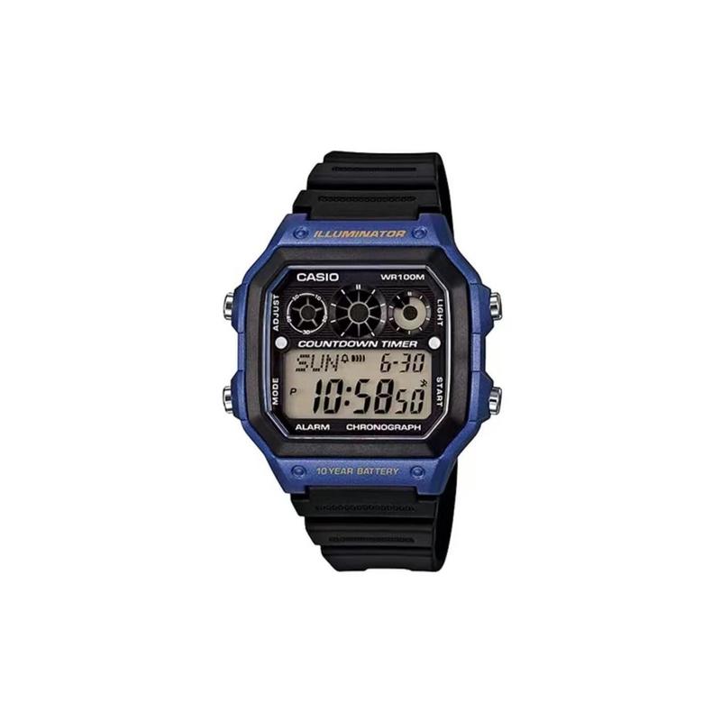 CASIO Customized watch modified series Van Gogh Starry Night Fashion Trend Versatile Waterproof 200 meters AE-1300WH-2A M AE-1300WH-2A чёрный