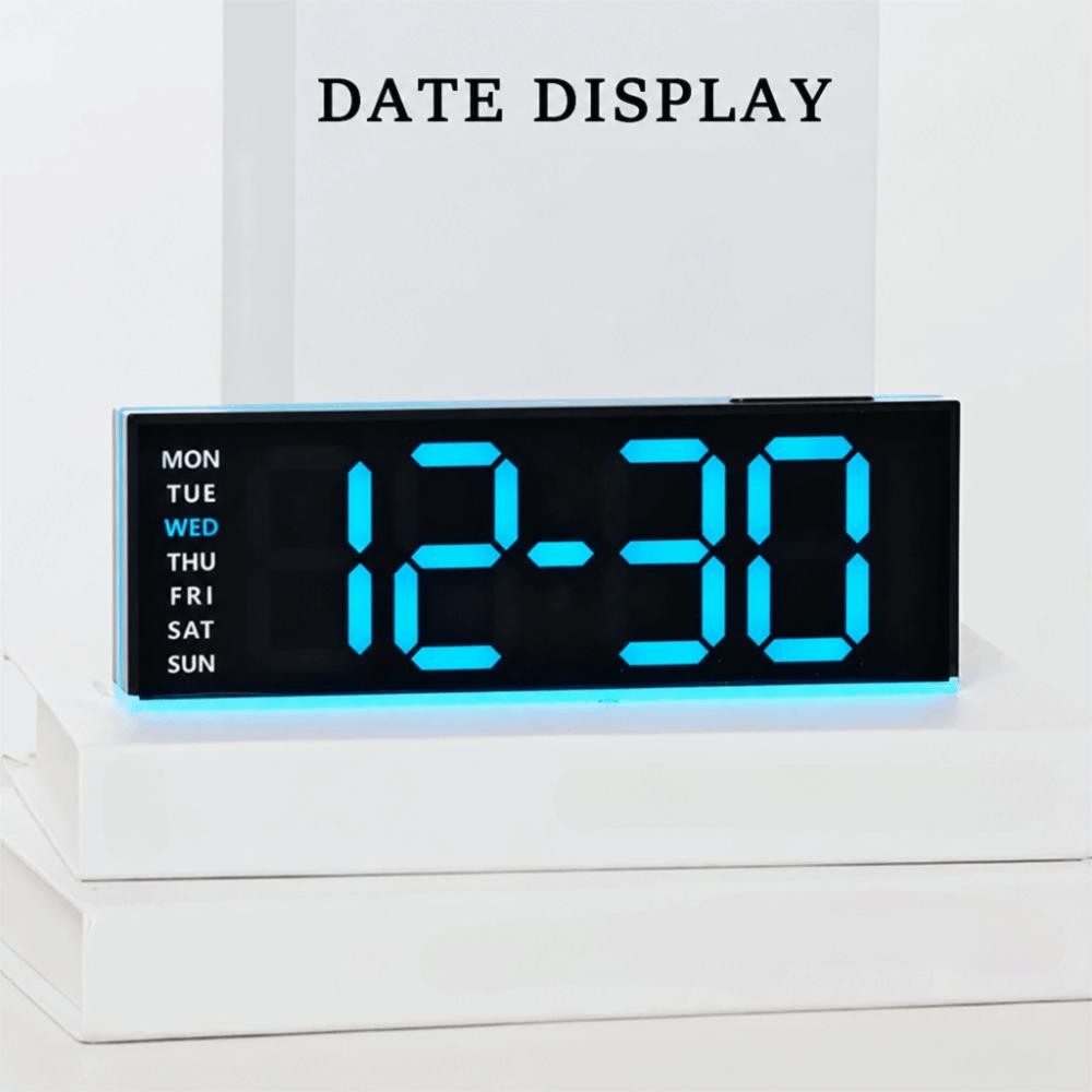 Temperature LED Digital Clock with Calendar Electronic Digital Clocks New Bedside Alarm Clock  Home