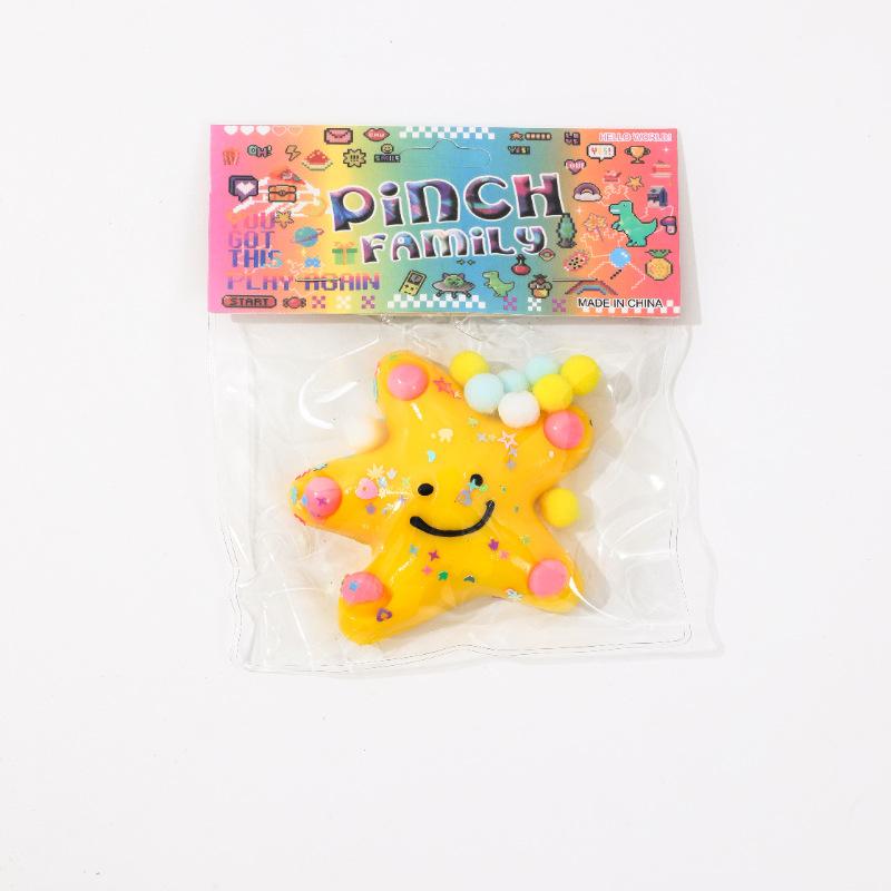 

1Pcs Squeeze Balls Sensory Fidget Squishy Toys Starfish Stress Balls For Kids Adults Classroom Prizes Party Favors For Toddlers 1pcs