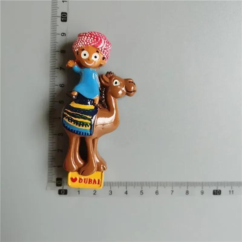 Dubai Turistic Suveniruri Magneți de Frigider Turnul Khalifa Arabia Saudită Frigider Magnet Comemorativ Autocolante Home Decoration