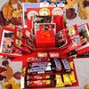 Caixa de Presente Surpresa Explosiva de Cinco Camadas com Doces e Salgadinhos