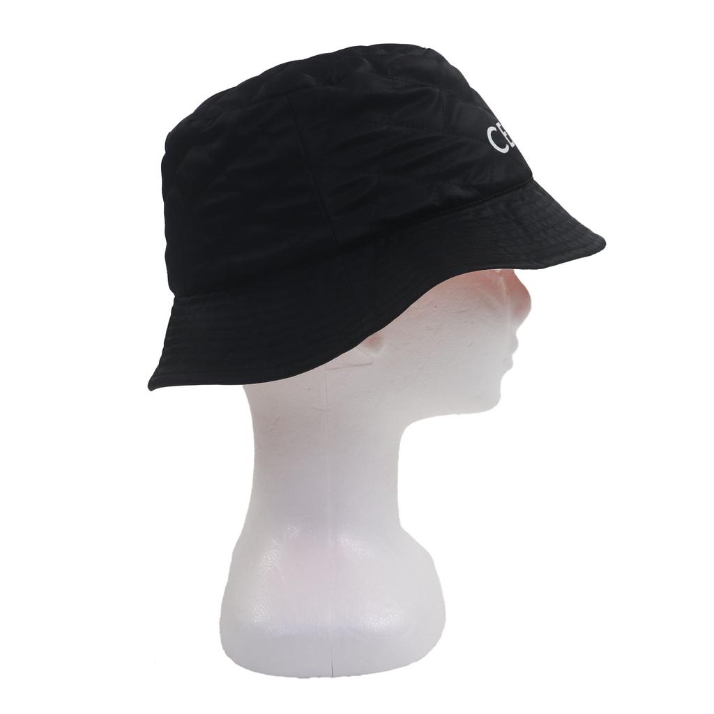 Ausgezeichneter CELINE Hut Schwarz Orange Nylon Herren M 2AUB0930C Gebraucht
