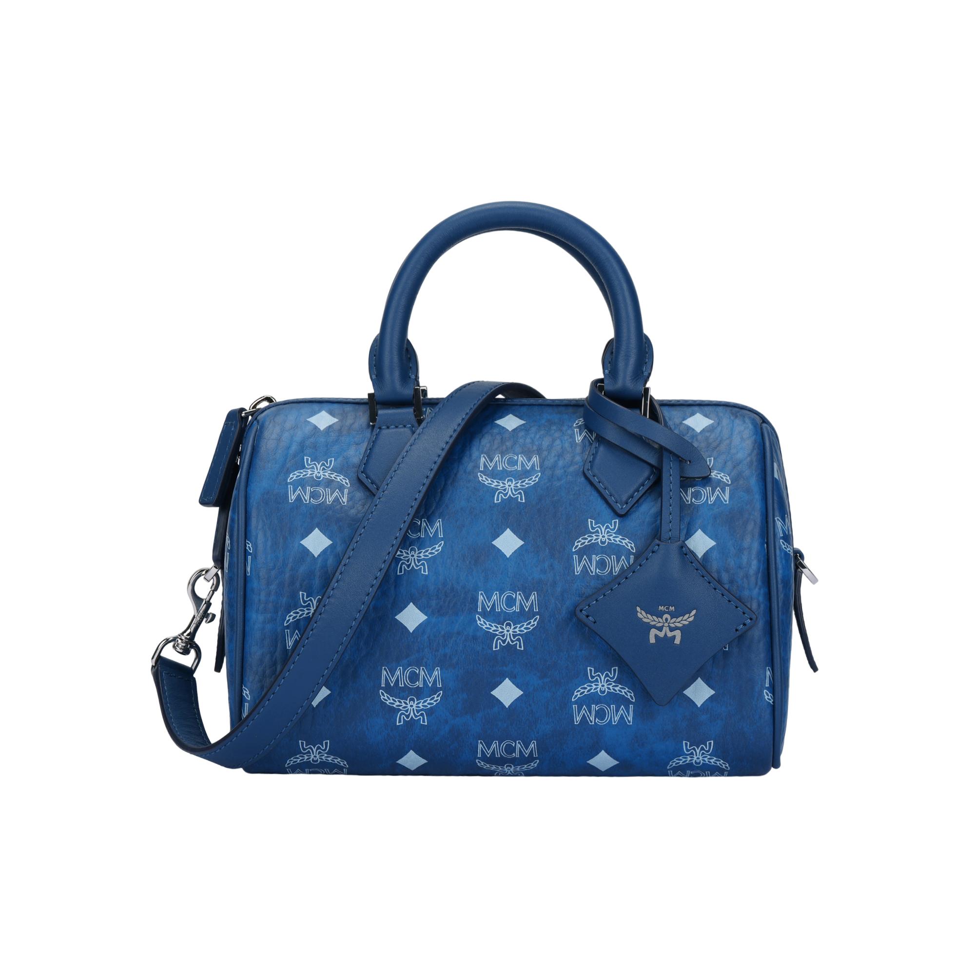 

MCM Ella Visetos Mini Boston Bag Cognac MWBFAEA031F001 Basic Set (Bag+Dust Bag)