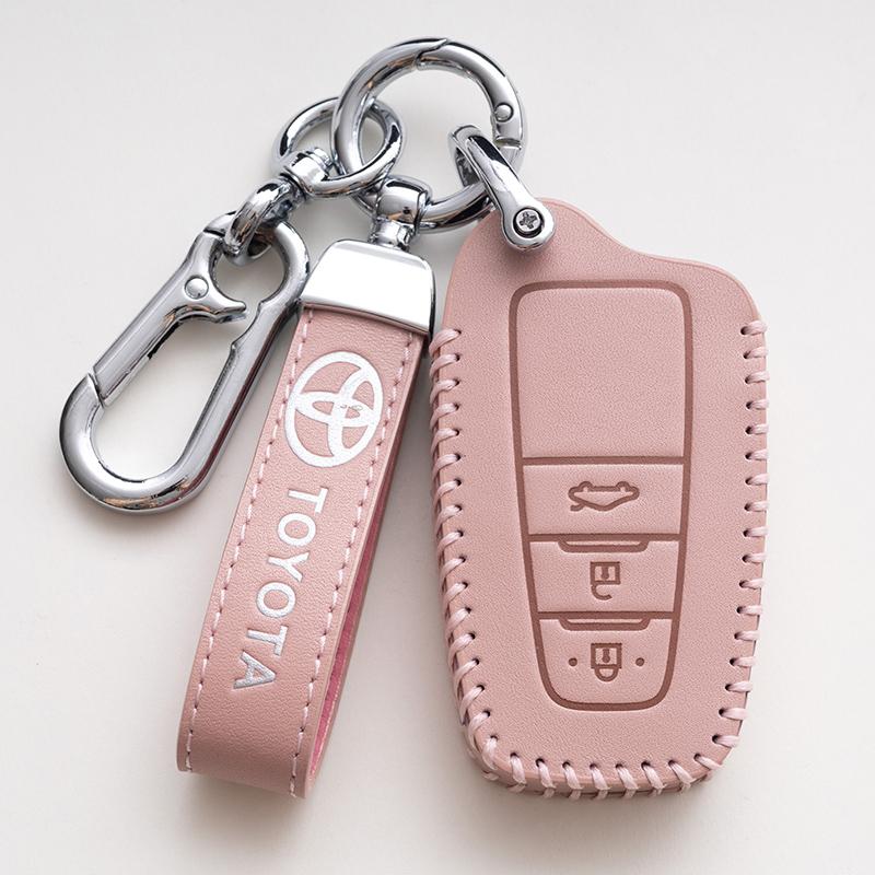 Car Smart Remote Key Case Cover Holder Shell Fob For Toyota Corolla Prius Camry CHR C-HR RAV4 Altis Land Cruiser Prado Keyless