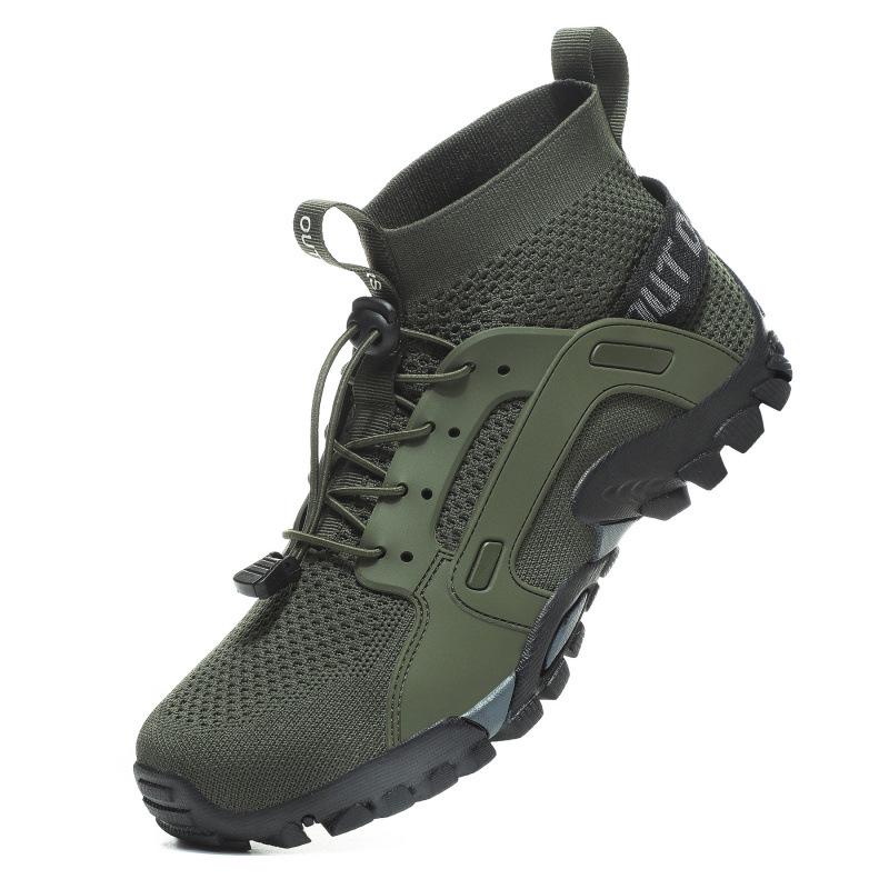 Men's Large Size Non-Slip Water Hiking Shoes - Outdoor Casual Wading and Fishing Footwear