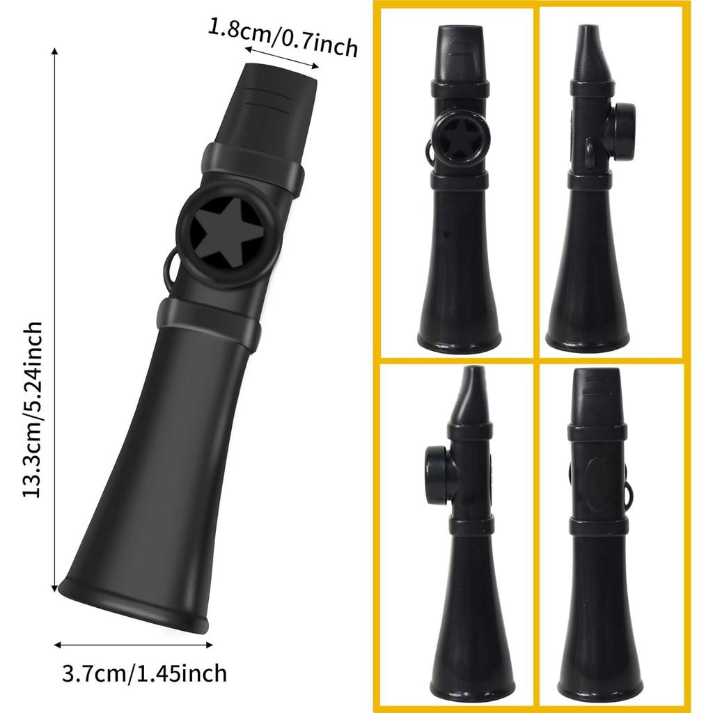 Professional Kazoo Flute Saxophone Style Instrument Portable Beginner Friendly Reusable Simple Easy To Learn Musical Lovers