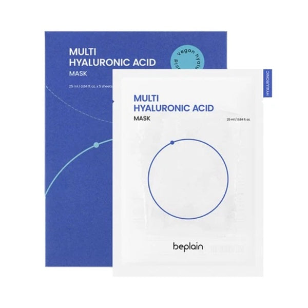 

beplain Multi Hyaluronic Acid Mask - 1pack (5pcs)
