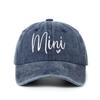 Washed Cotton Parent-child Baseball Hats Vintage Family Baseball Cap Outdoor Sunscreen Hats  Gifts