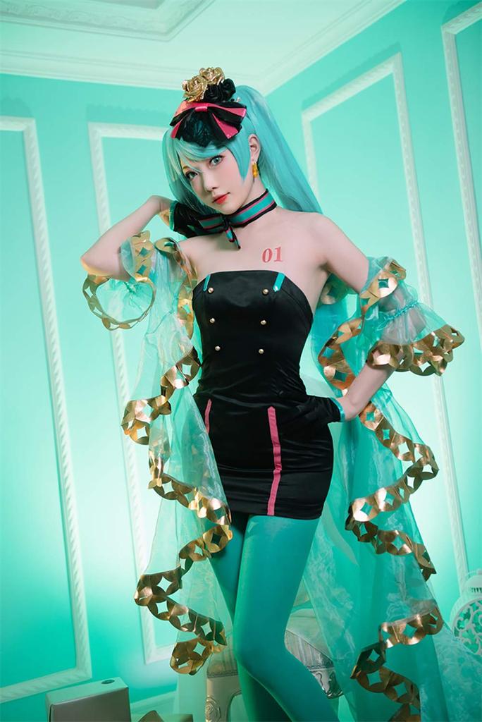 Hatsune Miku 12η επέτειος Γενέθλια Cosplay Vocaloid VOCALOID Γενέθλια Miku Halloween [milky time]