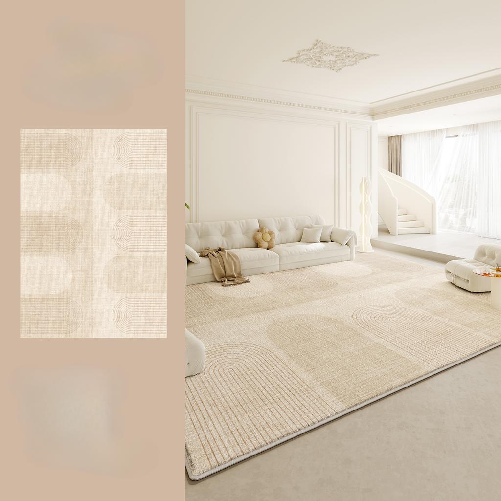Large Area Rugs for Bedroom Cream Style Living Room Decoration Plush Carpet Home Fluffy Soft Rug Thick Anti-slip Study Floor Mat
