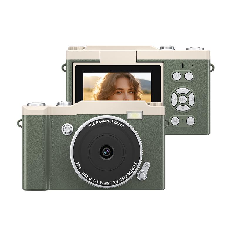 Compact Flip-Screen HD DSLR Camera with Zoom for Students