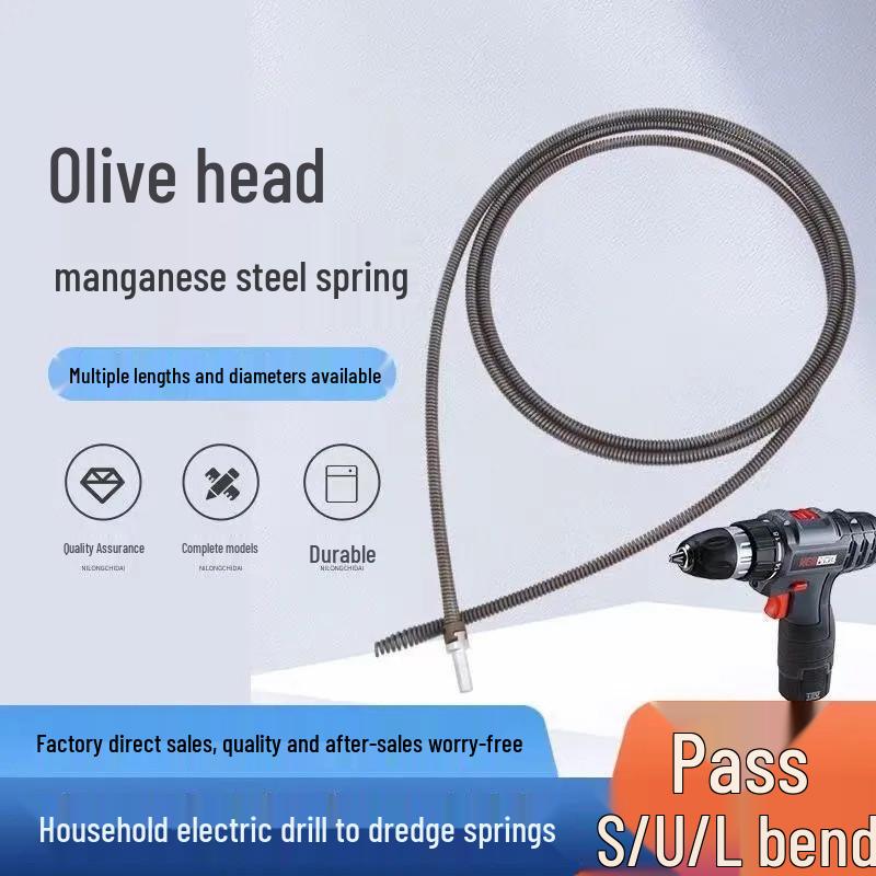 Universal Anti-Clog Dredging Tool for Drains: Sewer, Pipes, Toilet, and Kitchen