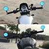 1 Coppia Accessori Moto 7/8" Manubrio Tondo Specchietti Retrovisori per Cafe Racer Moto Specchietti Laterali Moto Scooter Specchietto Retrovisore