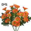 Artificial Flower Plastic Beautiful Bright Colored Aesthetic Simulation Chrysanthemum