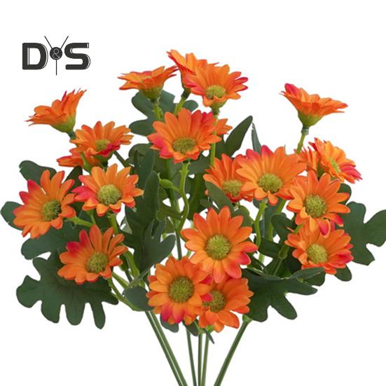 Artificial Flower Plastic Beautiful Bright Colored Aesthetic Simulation Chrysanthemum