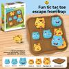 Fun Tic Tac Toe Nesting Dolls Big Eats Small Escape Traps Exercise Logical Thinking Strategy Puzzle Game Board Game Party Toys