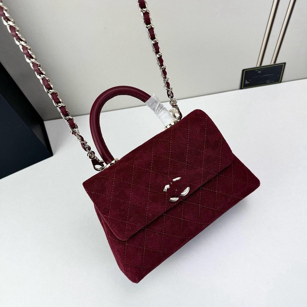 Kabelka s klopou Styl 2025 Diamantová mřížka Řetízek Jednoramenná Crossbody taška Vysoce kvalitní Módní Matná řada
