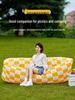 Portable Foldable Inflatable Sofa for Camping and Music Festivals - Quick Inflate In One Minute