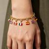 Diy Small National Country Flag Charms Bracelet For Woman Men Personalized Stainless Steel Football Fans Gift Jewelry