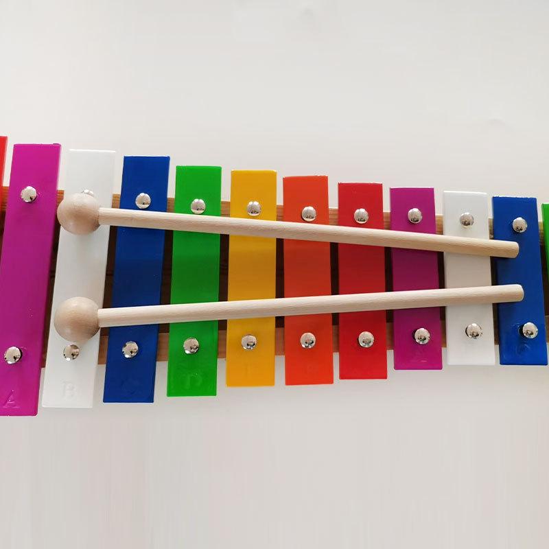 15-Note Aluminum Xylophone - Colorful Orff Instrument for Kindergarten & Early Education
