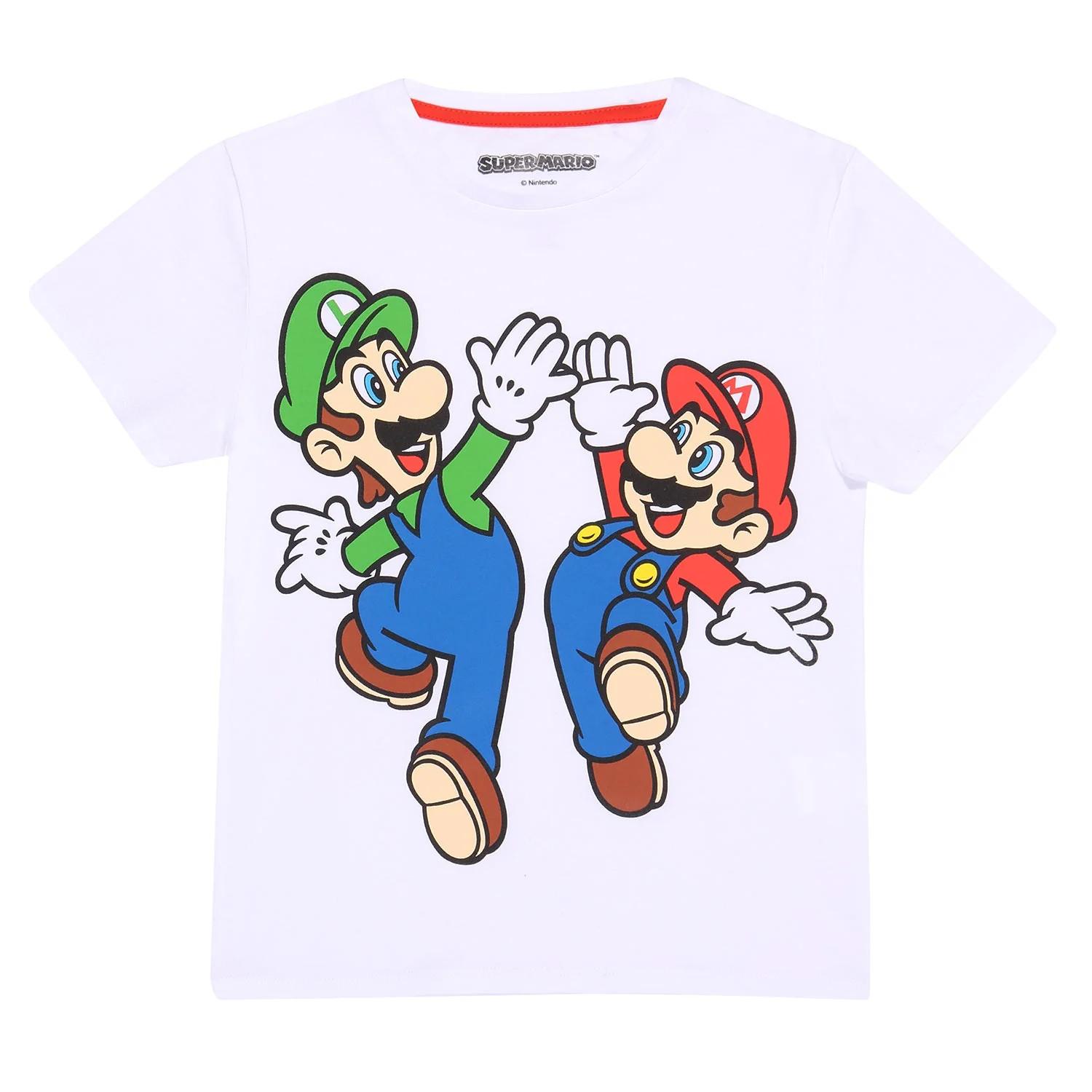 Nintendo Super Mario Mario And Luigi Kids T-Shirt S