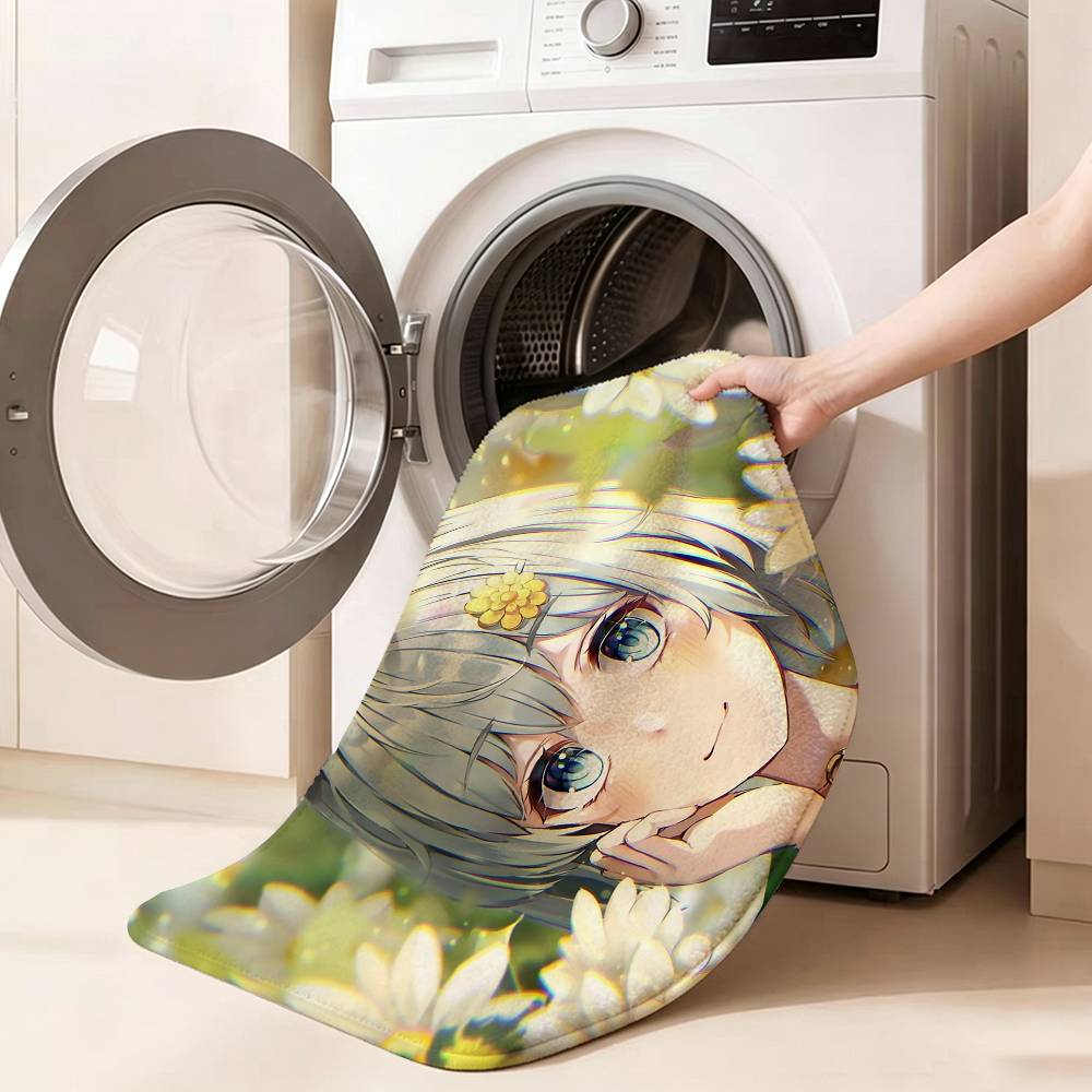 Umamusume-P-D S-Seiun Sky Soft Comfortable Short Plush Rug Carpet mat Anti‑Slip Floor Mat Machine Washable Home Decor