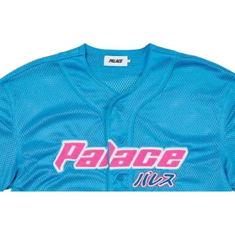 Palace Kawaii Baseball Jersey 'Blue' Men's P23ES110BLUE