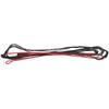 Nylon Universal Archery Equipment Supplies Bowstring Bow String for Recurve Bow Longbow HuntingBlack Red 12 Strands 60