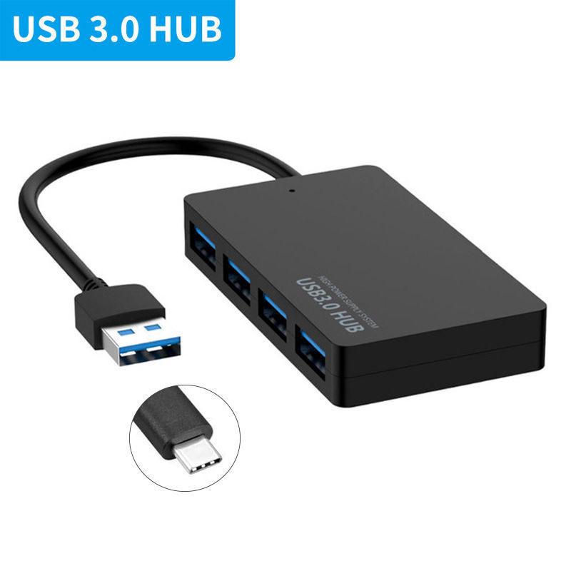 Ultra-Thin 4-Port USB 3.0 High-Speed Splitter Hub