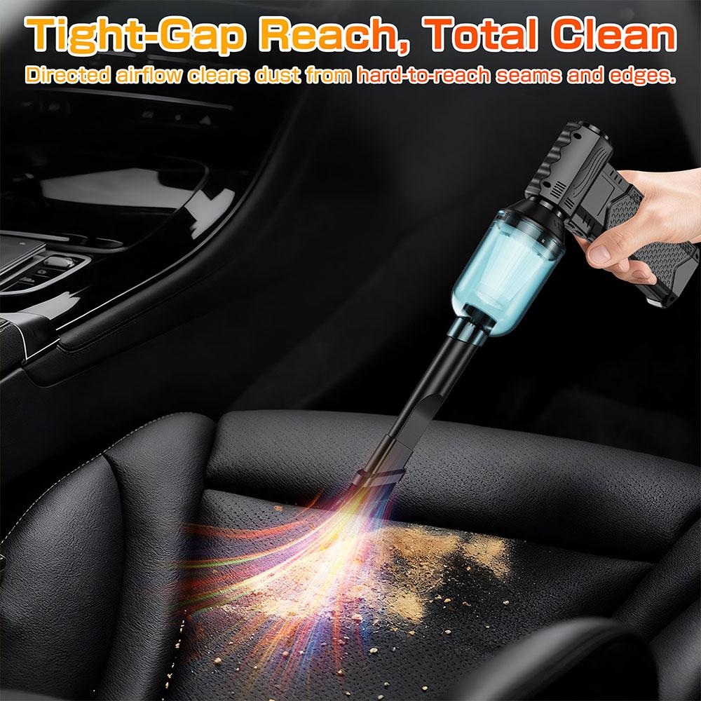 Pocket Air Blower Turbo Fan 400000rpm Strong Blow/Sunction Camping Multi Tool Automobile Air Duster Vacuum Cleaner Pump Cordless