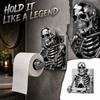 Skeleton Toilet Holder Decorative Bathroom Wall Mount Tissue Roll Holder for Gothic Home Decor