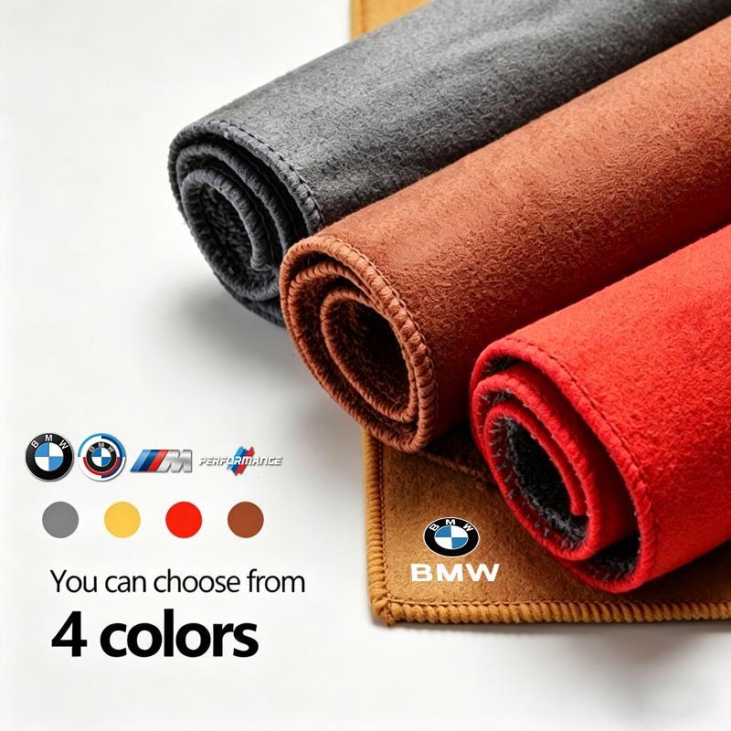 Suede Car Towel Microfiber Cleaning Drying  Rag Cloth Stickers For BMW X1 X2 X3 X5 X4 X6 X7 G30 G20 G32 G11 G12 F40 F30 F20 F10