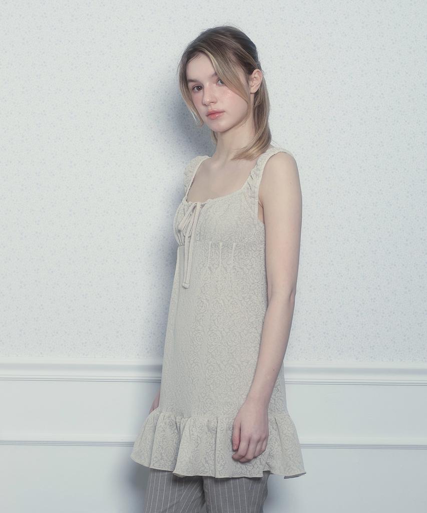 Yuupeu Luna Flower Dress - Cream