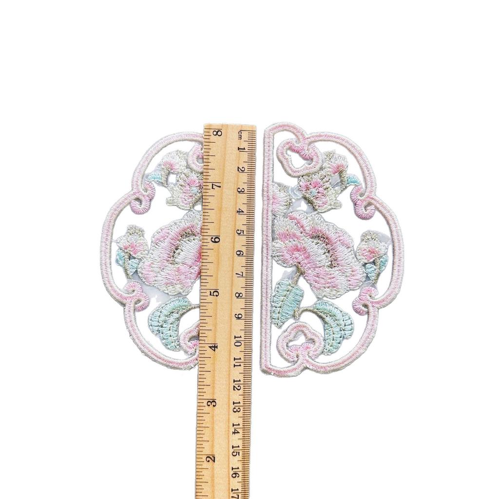 Chinese Style Embroidery Guochao Ethnic Style Embroidery Cloth Sticker Chinese Hanfu Horse Dress Jeans Decorative Cloth Sticker Accessories