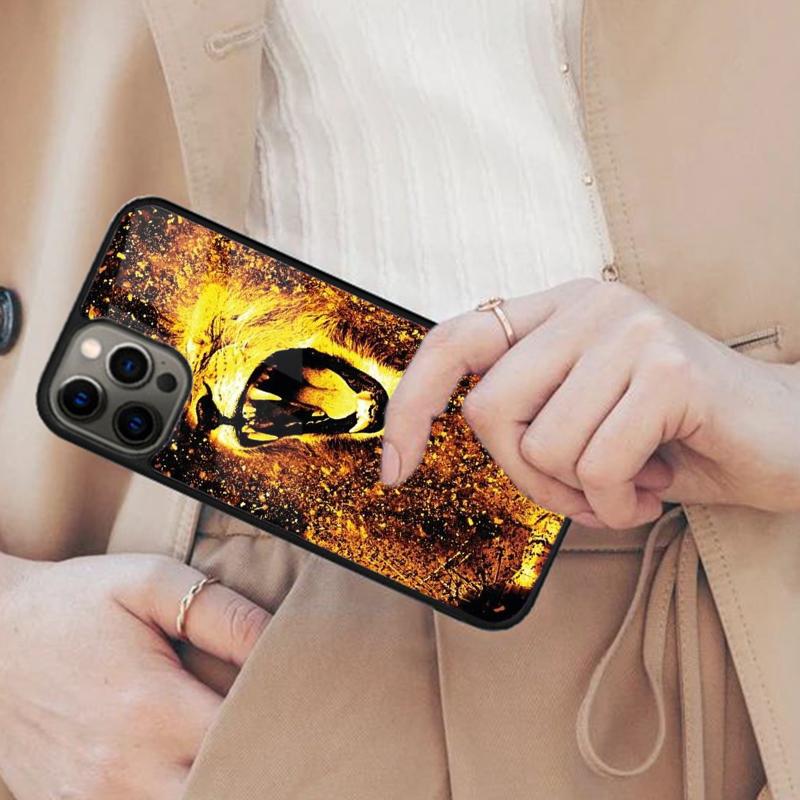 

Lioness Female Lion Roar Magnetic Phone Case For APPLE iPhone 17 Air 16 14 13 12 Pro Max 15 Plus Wireless Charge MagSafe Cover iPhone 14
