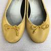 TOCCA Leather Ballet Flat Shoes Pumps Japan Size 6 Yellow(USED)