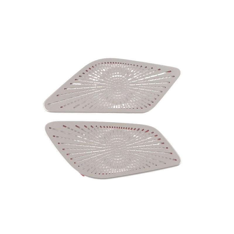 Stainless Steel Car Front Tweeter Audio Speaker Cover Trim Frame Sticker Auto For Nissan X-trail Xtrail Rogue