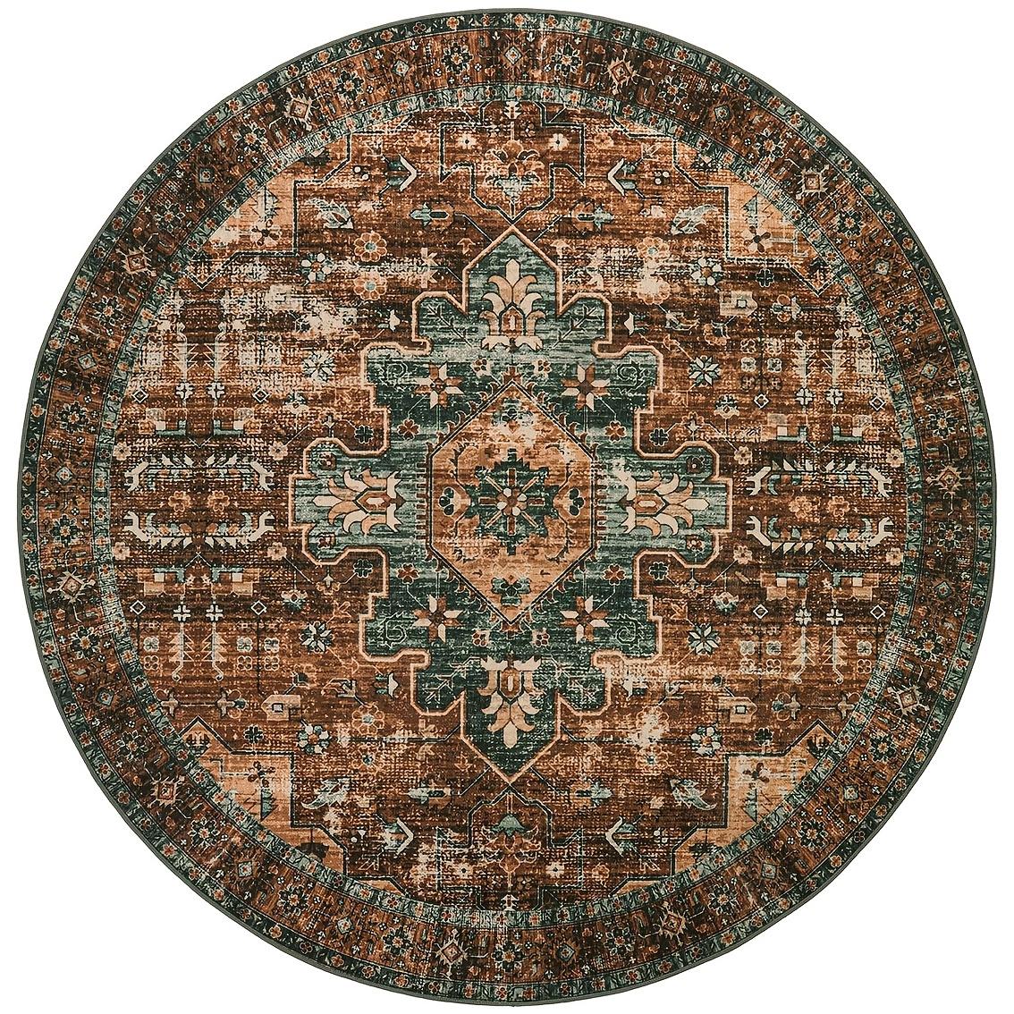 1pc of French Vintage Brown Carpet
