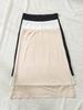 Women's European & American Lace Hem Summer Dress with Anti-exposure Lining